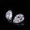 wholesale 0.1CT to 6CT ice crushed pear cut moissanite stones D color water shape moissanite loose stones with a certificate for setting