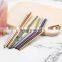 sus 304 stainless steel straw Bar accessories whosale 6*215mm straw