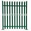 Industrial 12x12m Galvanized Palisades Fence Powder Coated Steel 2700mm High Green/ Black Fencing, Trellis & Gates Metal Green