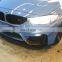 Carbon Fiber F8x M3 Car Front Bumper Fins for BMW F80 M3 F82 F83 M4 14-19
