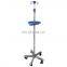 Medical Stainless steel  hospital IV pole stand infusion pole adjustable height Infusion Stand