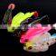 7.5cm/13g Silicone Bait Soft Lead head  jump   Fish Fishing Lures Artificial Plastic Swim Bait Jig Heads