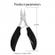 New Design Stainless Steel Ingrown Nail Clipper with Soft Grip