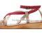 women ladies comfortable leisure wooden heel straps sandals