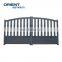 Straight Swing Aluminium Portal Design/DIY slat fence gate for house yard