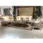 Customized Color European Style Solid Wood Living Room Furniture Fabric Sofa