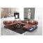 Modern Style Sofas Sectionals Living Room Sofas with LED Light Leather Sofa