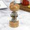 Food Grade Salt And Pepper Grinder Spice Mill Grinder Bottles Shaker With Wooden And Ceramic Mechanism