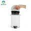 Hotel stainless steel 3L 5L pedal bin soft closing trash can for home and kitchen