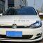 Hot sale 2 pcs Headlights Eyebrow Eyelids ABS Chrome Trim Cover for Volkswagen VW Golf 7 MK7 GTI R Accessories Car Styling