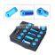 7 Color Available 20 pcs Wheel Nut Lock Hyper Steel Lug Nuts Size M12x1.5