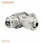 SL pneumatic manual hand operated directional flow control brass valve fitting