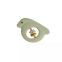 Baby Wooden Bird Bed Rattles Silicone Bird Shape Teether Rodent Baby Rattle Toys Teether