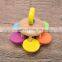Baby Hand Montessori Rattle Wooden rattle Hand bell Orff Musical Instruments Intellectual Learning Toy Educational toy Gift