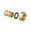 Water Meter Coupling Brass material Different Size Pipe Fittings