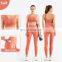 Slim Outer Wear Custom Women Nude Sport Yoga Bra Front Wrinkles Athletic Gym Sports Bra