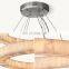 Retro Industrial American Marble Calcite Alabaster Pendant Light Chandelier For Kitchen Island Living Room Bedroom Dining Room