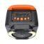 équipement audio portable, amplificateurs, enceintes, karaoké maison, soirée DJ, enceintes Bluetooth RGB double 4 pouces bleues