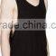 2015 High Quality Wholesale 100% Cotton Black Tank Top for Men