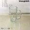 12oz Glass Beer Cup 360ml Ribbed Glass With Handle