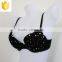 Black Dot Padded Women Bra,sexy Lady Bra