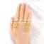 Fashion Jewelry Gold Chain Ladies Design Hand Palm Bracelet With Diamond