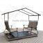 Simple Modern Sun Room Four-Bit Garden Wrought Iron Gazebo Dynamic Outdoor Gazebo Swing                        
                                                Quality Choice