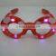 New Led Flashing Birthday Eye Glasses Light Up Party Supplies Toys Kids Adults Bar Club Disco Holiday Decorations