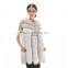 New Arrival Long Style 2015 Luxurious Whole Hide Big Bar Real White Fox Fur Vest With Trimming
