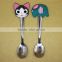 Custom wholesale price cute design kids soup spoon