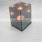 Wholesale Factory Directly Square Glass Candle Holder