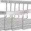 Stainless steel bathroom basket /stainless steel corner basket / shower corner shelf / bathroom wire shelf