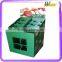 hot sale promotion advertising pos cardboard dump bins for bamboo folding fruit basket