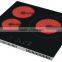 ceramic cookertop built-in design hobs three burners cooker