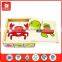 6 different designs chinese kids games tortoise crab animal photos distinction offset printing 24 pcs puzzle box