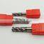 Germany carbride 4 flutes CNC tool TiAlN Coated Square end mills / milling cutters made in china