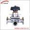 stainless steel three-way diaphragm valve