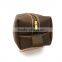 Wholesale fashion style customzied logo mens travel PU cosmetic bags