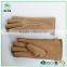 Ladies double face lammy winter leather gloves