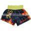 hot sale 100% polyester muay thai boxing shorts with sublimation printing dragon