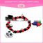 A best selling design high quality custom made all kinds of north skull beaded bracelet
