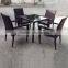 Panama Square 4 seat Dining Set with Arms Australia Mimosa Outdoor Weave Furniture