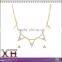 Hot Sale Collection Silver Cubic Zirconia Triangle Pendant and Earrings Jewelry Set