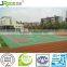 SPU flooring material constructed by roller brush