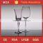 Glassware supply purple inflatable wine glass with clear stem
