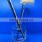 Home fragrance wholesale 150ml round reed diffuser bottle with golden lid