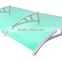 DIY plastic polycarbonate clear awning size 1000cmx1200mm