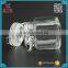 IN stock 100ml square Airtight Seal Lock Lid Glass Jar for Kitchen / Kitchen Glass Jar with pull-ring lid