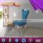 Modern design blue fabric dining chair for dining room