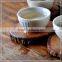 Round beech wooden coaster , wooden cup mat , wooden pallet